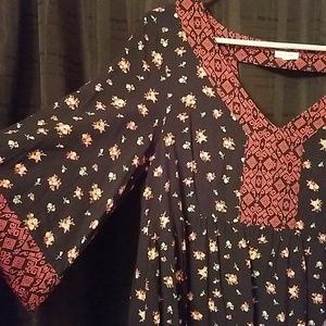 Babydoll boho dress